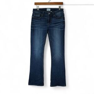 BKE Women's Boot Cut Jeans - Dark Blue